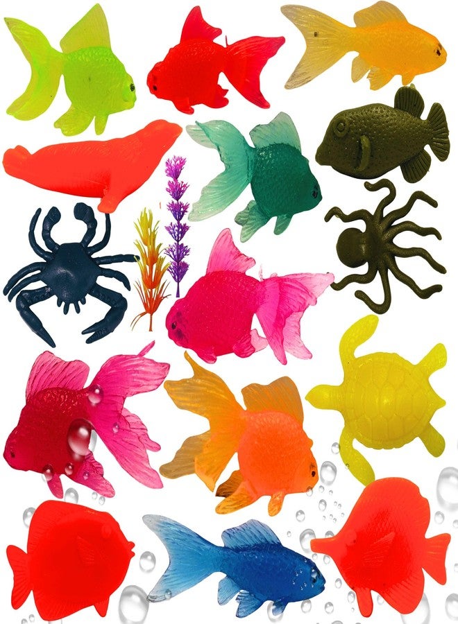 MALLEXO Realistic Underwater Animal Action Figures for Kids 3+| 24 PCS Sea Creatures Figurine Playing Set for Boys and Girls Ocean Animals Toys Educational & Learning Items Birthday Gifts for Children - Image 1